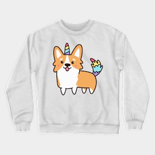 Kawaii Corgi Unicorn Crewneck Sweatshirt